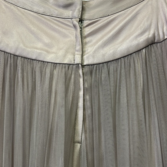 Carmen Mark Valvo beaded lace and mesh long skirt - Picture 9 of 12